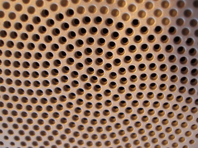 plastic speaker grille