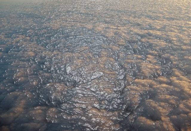clouds from above